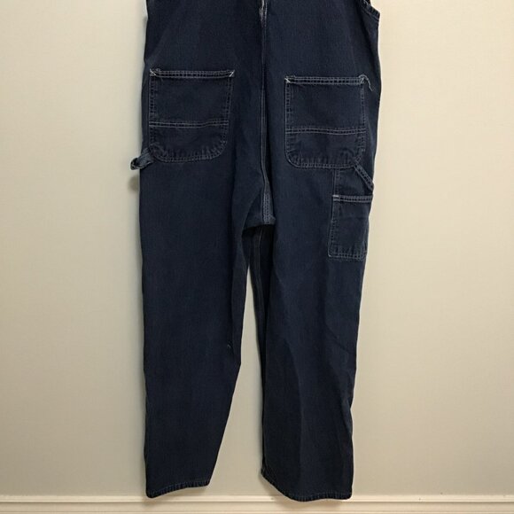 Vintage Men's Carhartt Medium Wash Overalls with Brass Hardware Size 36 x 30 - Picture 7 of 12